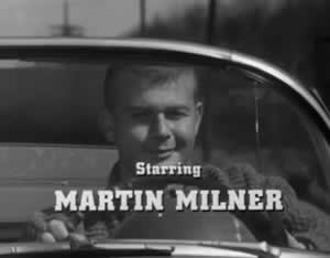 Martin Milner on the TV show "Route 66"