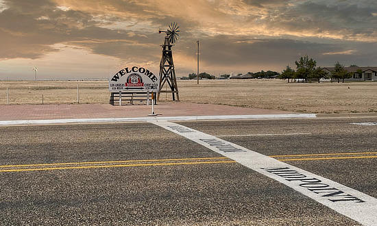 The midpoint of Route 66 in Adrian, Texas