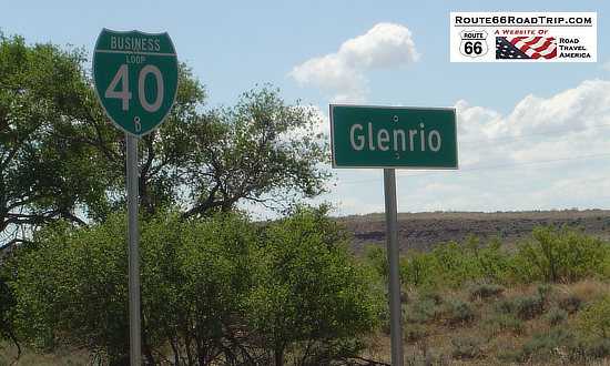 Glenrio, Texas sign at present-day I-40 Busines