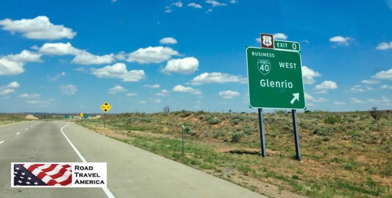 Present day Exit 0 from I-40 to Glenrio, on the Texas - New Mexico border