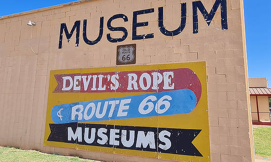 Texas Route 66 Museum and Devil's Rope Museum in McLean, Texas