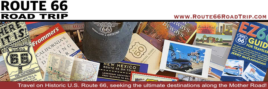 The Route 66 Store: Books, maps, clothing, hats, signs, and memorabilia