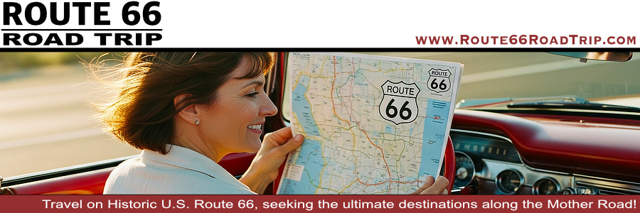Road tripping on Historic U.S. Route 66 across the United States, from beginning to end, from Chicago to Santa Monica