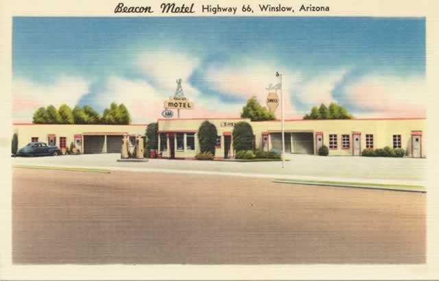 The Beacon Motel, Highway 66, Winslow, Arizona