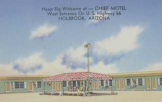 Chief Motel in Holbrook, Arizona on US Highway 66