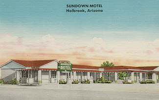 Sundown Motel in Holbrook, Arizona