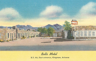 Bells Motel on Route 66, Kingman, Arizona