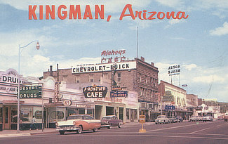 Kingman, Arizona Street Scene, circa 1950s