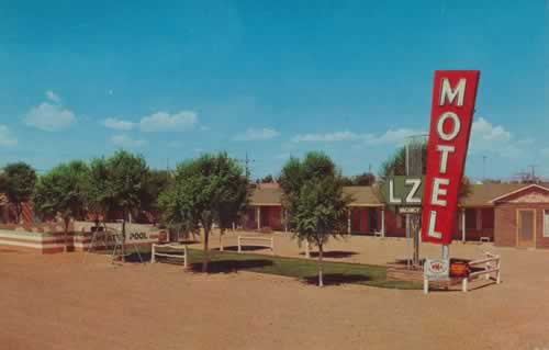 The LZ Motel on Route 66 in Winslow, Arizona
