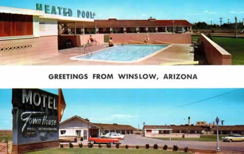 The Town House Motel in Winslow, Arizona