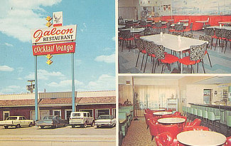 Falcon Restaurant and Cocktail Lounge in Winslow, Arizona
