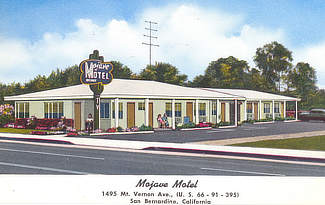 Mojave Motel at 1495 Mt. Vernon Avenue (Route 66) in San Bernardino, California