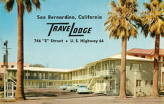 Travel Lodge, 746 "E" Street, U.S. Highway 66, San Bernardino, California