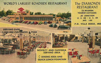 The Diamonds Restaurant, World's Largest Roadside Restaurant, Villa Ridge, Missouri