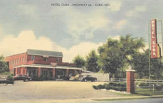 Hotel Cuba on Highway 66, Cuba, Missouri