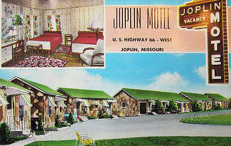 Joplin Motel on U.S. Highway 66 West in Joplin, MIssouri
