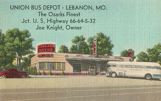 Union Bus Depot in Lebanon, Missouri