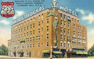 Will Rogers Hotel in Claremore, Oklahoma