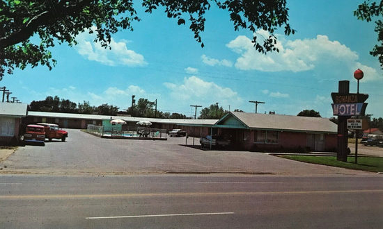 The Bonanza Motel on U.S. Highway 66 in Vega, Texas