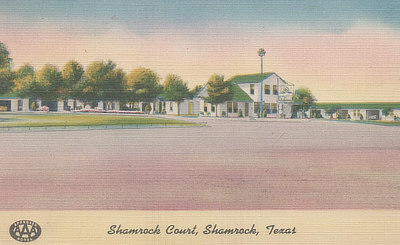Shamrock Court in Shamrock, Texas 