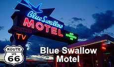 Blue Swallow Motel, Tucumcari, New Mexico, on Historic US Route 66