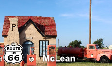 Route 66 road trip to McLean, Texas