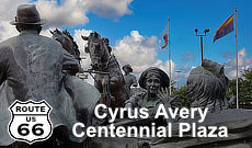 Cyrus Avery Centennial Plaza in Tulsa, Oklahoma