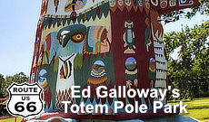 Ed Galloway's Totem Pole Park in Oklahoma