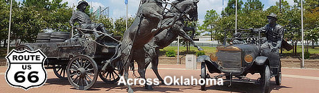 Route 66 road trips in Oklahoma ... click for details ... maps, photos, attractons, lodging, dining and more!