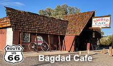 Bagdad Cafe on Route 66 in California