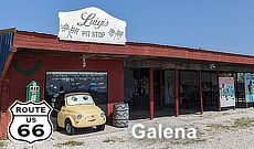 Route 66 road trip to Galena, Kansas