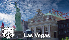 Side trip from Historic U.S. Route 66 in Kingman, Arizona to Las Vegas, Nevada