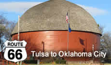 Route 66 Road Trip from Tulsa to Oklahoma City