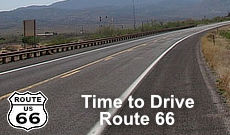 The time to drive Route 66 from Chicago, Illinois to Santa Monica, California