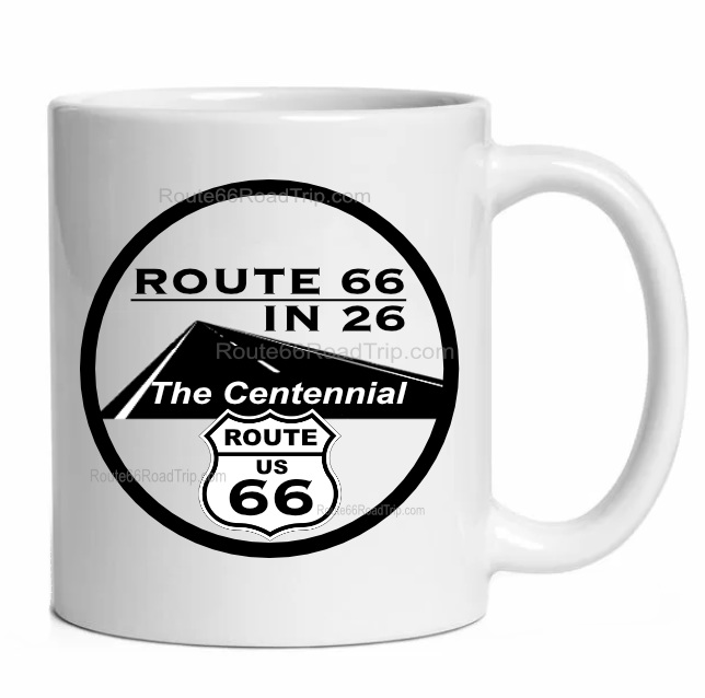 The Route 66 Centennial Coffee mug ... time for another cup of coffee before our next Route 66 road trip!