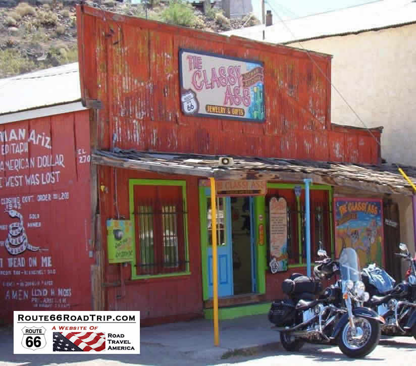 The Classy Ass Jewelry and Gifts, downtown Oatman, Arizona
