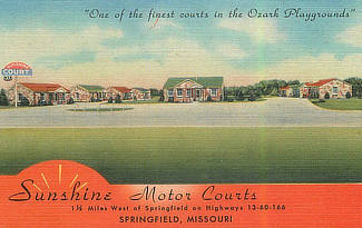 Sunshine Motor Courts in Springfield, Missouri