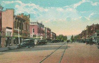 Rock Island Avenue, downtown, El Reno, Oklahoma