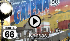 Video tour of a Route 66 road trip in Kansas