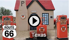 Video tour of a Route 66 road trip in Texas